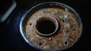 zeigt Rost am Einfüllstutzen